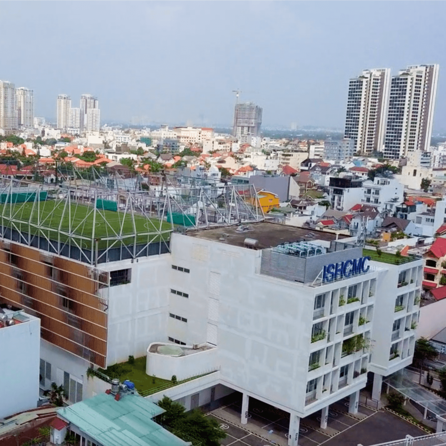 A bird's eye view of Secondary Campus