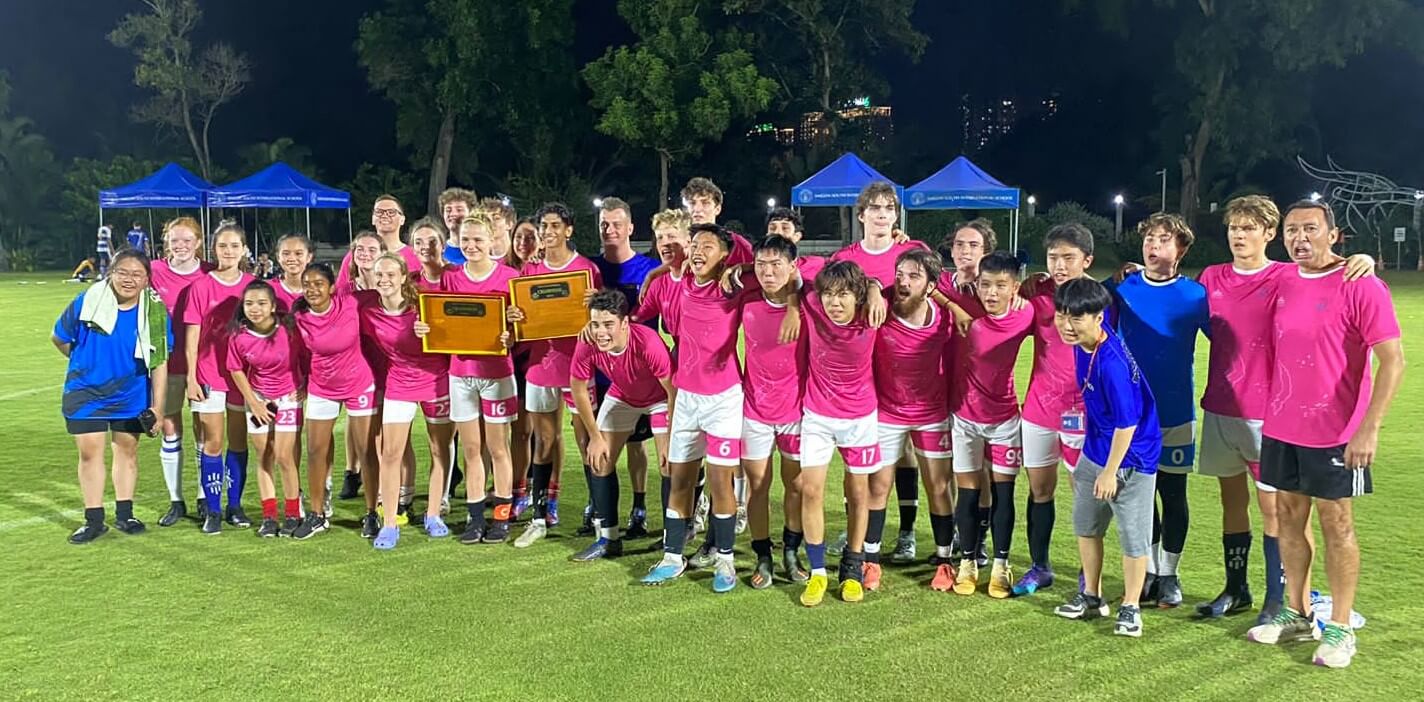 ISHCMC Rhinos Boys Girls Football team