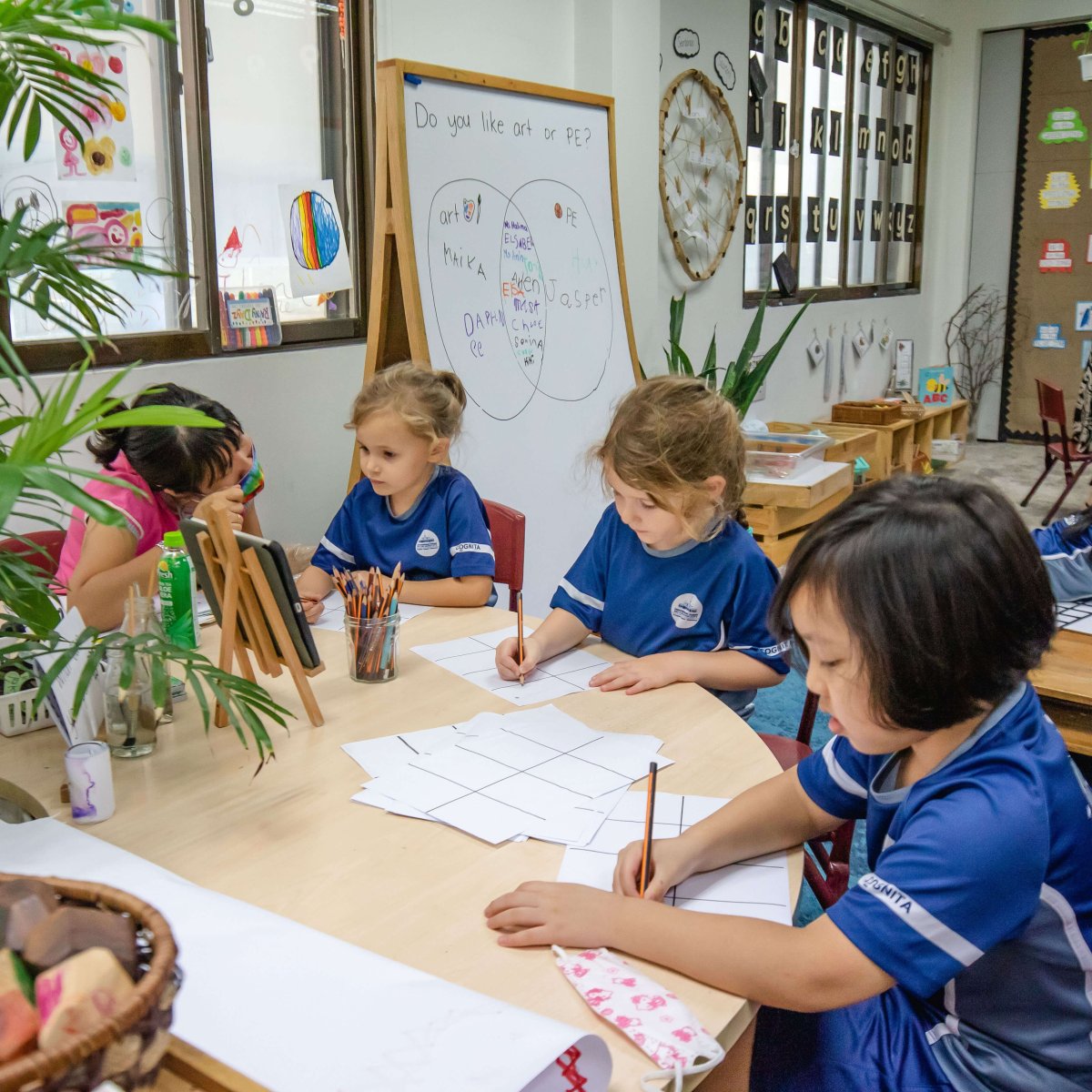 Early Explorer students in a classroom setting