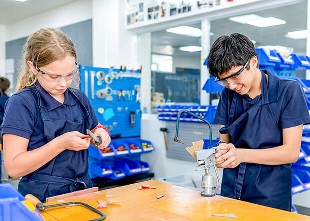 Practical learning at ISHCMC Secondary School