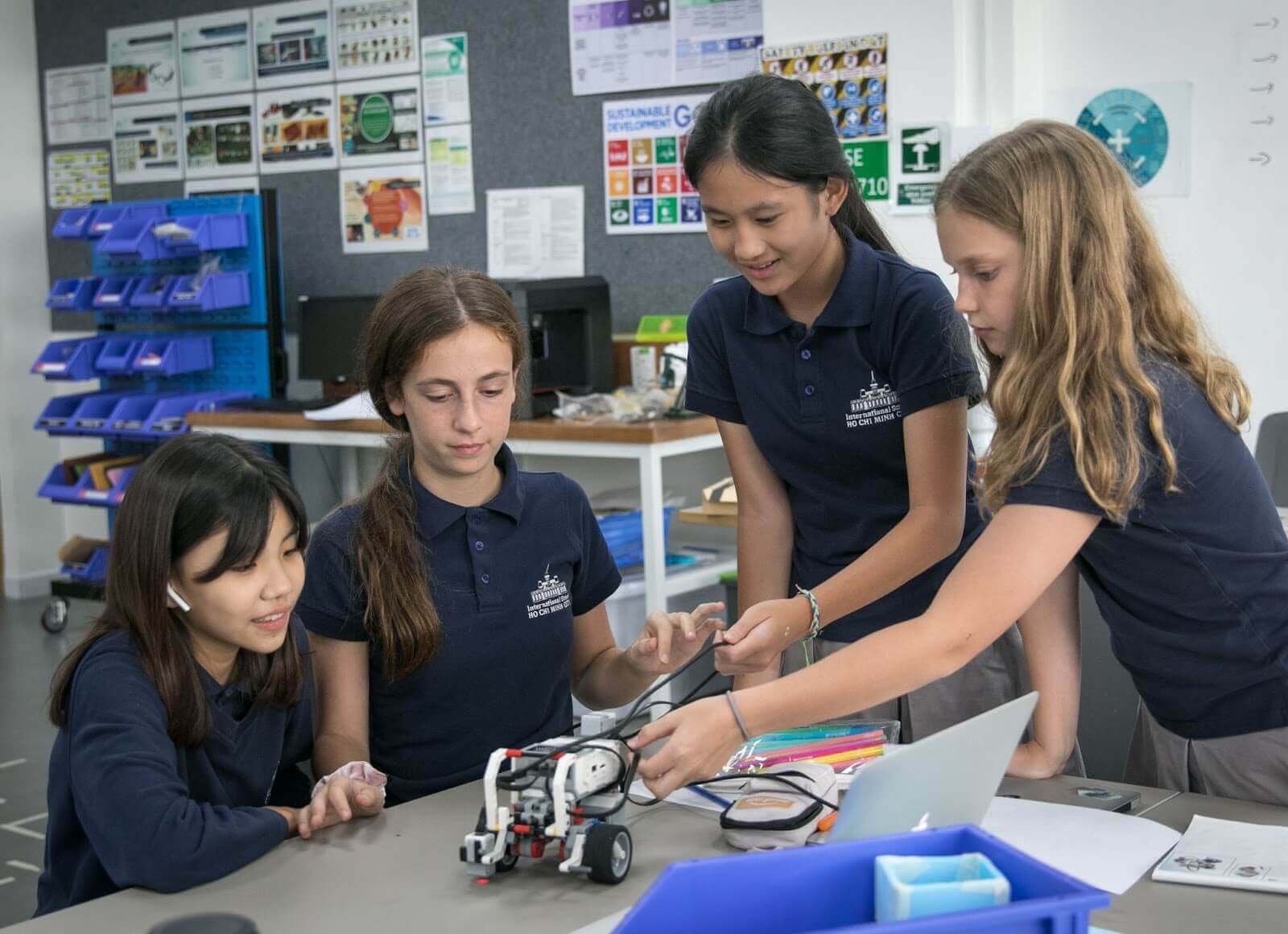 Children at International School Ho Chi Minh City study in their own way