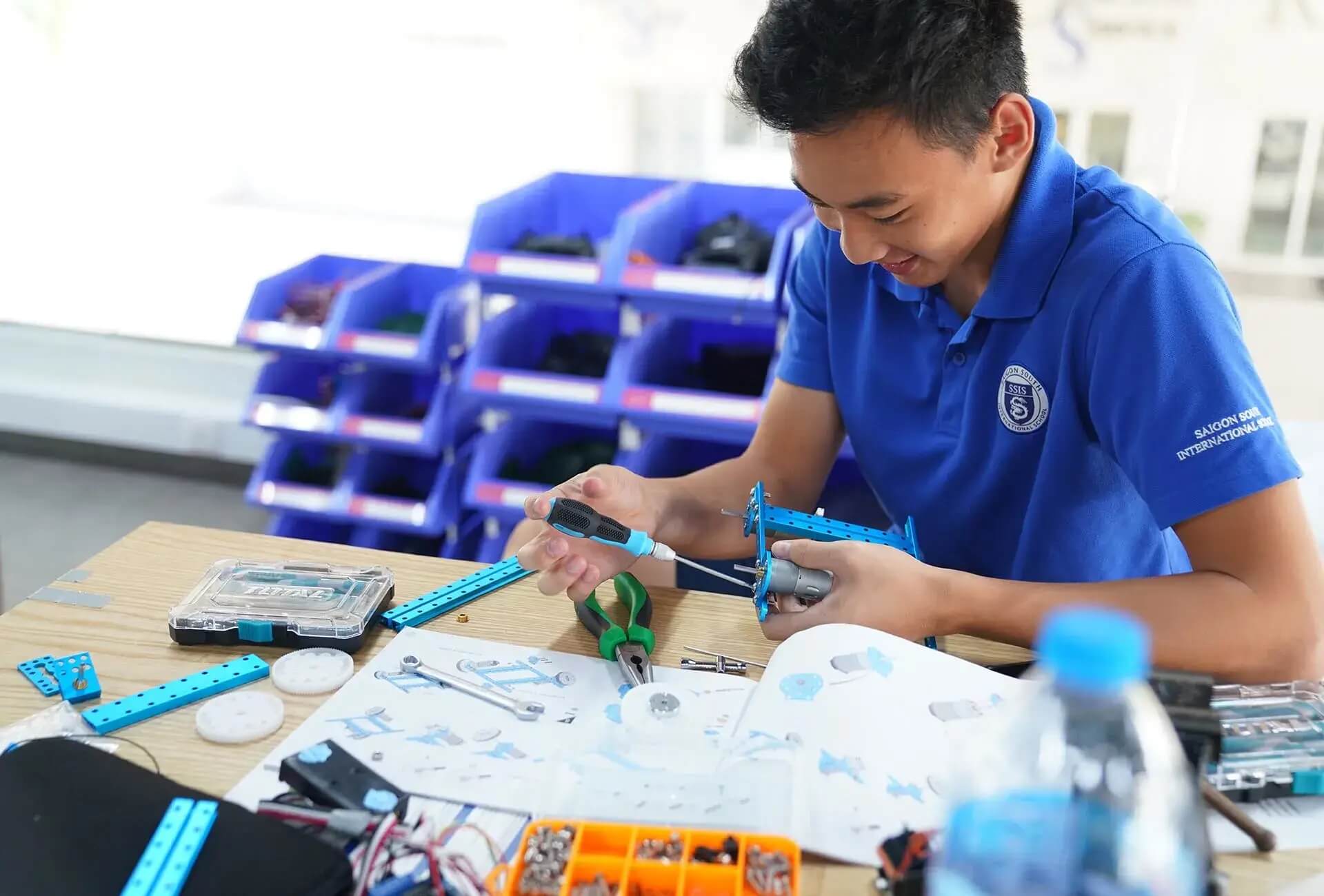 Student at an IB international school - SSIS