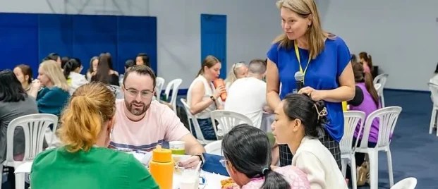 ISHCMC teachers at a professional development day