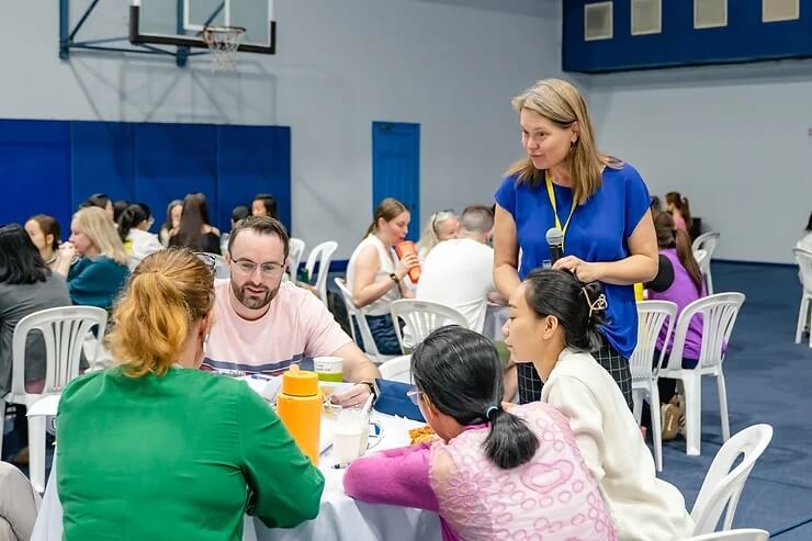 ISHCMC teachers at a professional development day