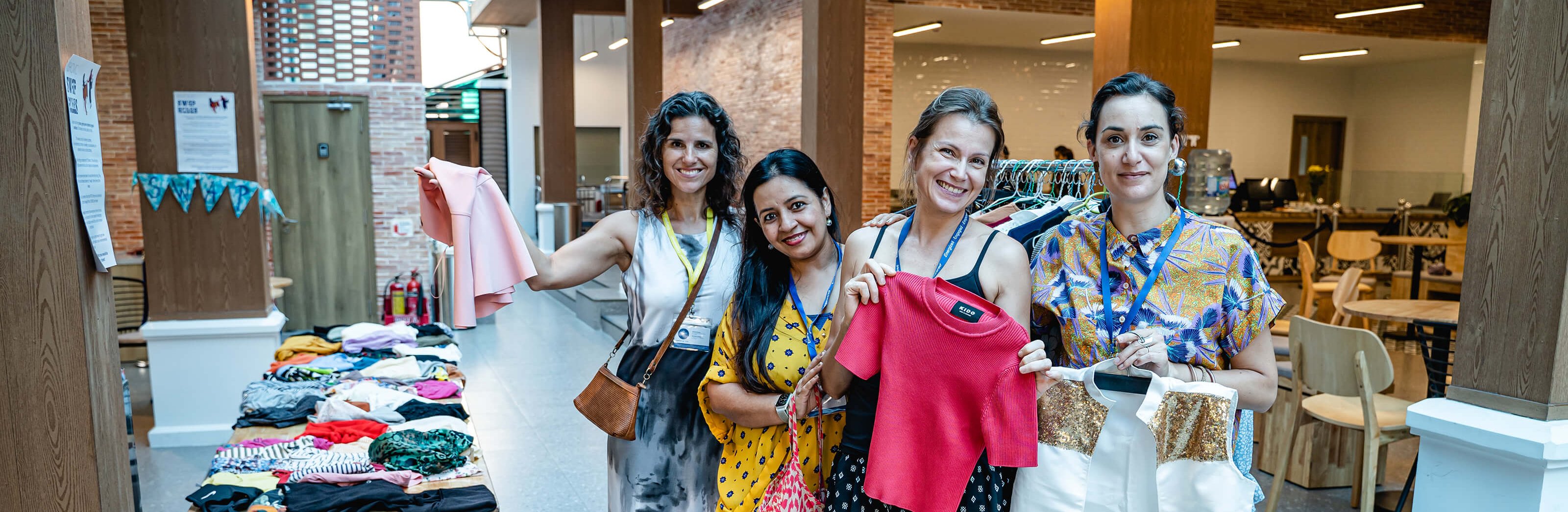 Three Moms at a PTO market